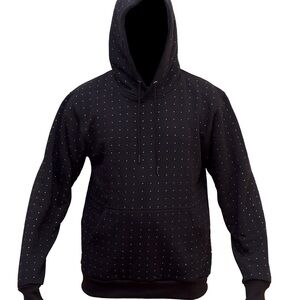 Black Polka Dot Hoodie
